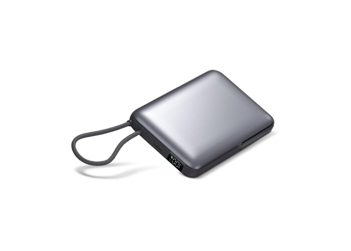 Batterie MagSafe 10 000 mAh publicitaire Nova Gris foncé